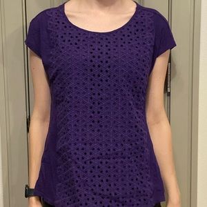 Coldwater Creek Purple Design Women’s T-shirt